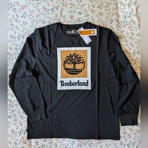 Timberland Black and Tan Logo T-Shirt